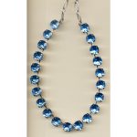Necklace By Mariana Woman Feminine Aquamarine Swarovski Crystals