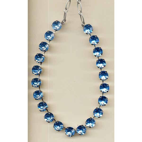 Necklace By Mariana Woman Feminine Aquamarine Swarovski Crystals
