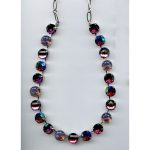 Necklace By Mariana Woman Lavender Opalescent and Purple AB Swarovski Crystals - Image 2