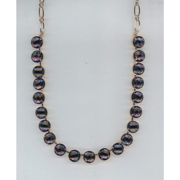 Necklace By Mariana Woman Elegant Amethyst Swarovski Crystals