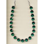 Necklace By Mariana Woman Feminine Emerald Swarovski Crystals