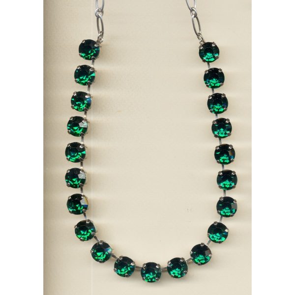 Necklace By Mariana Woman Feminine Emerald Swarovski Crystals
