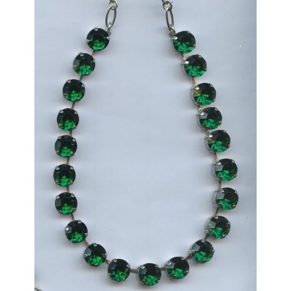 Necklace By Mariana Woman Elegant Emerald Swarovski Crystals