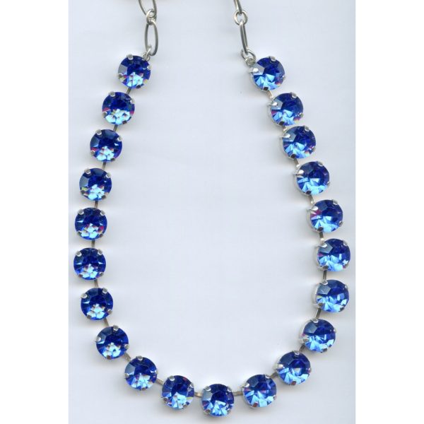 Necklace By Mariana Woman Modern Sapphire Swarovski Crystals