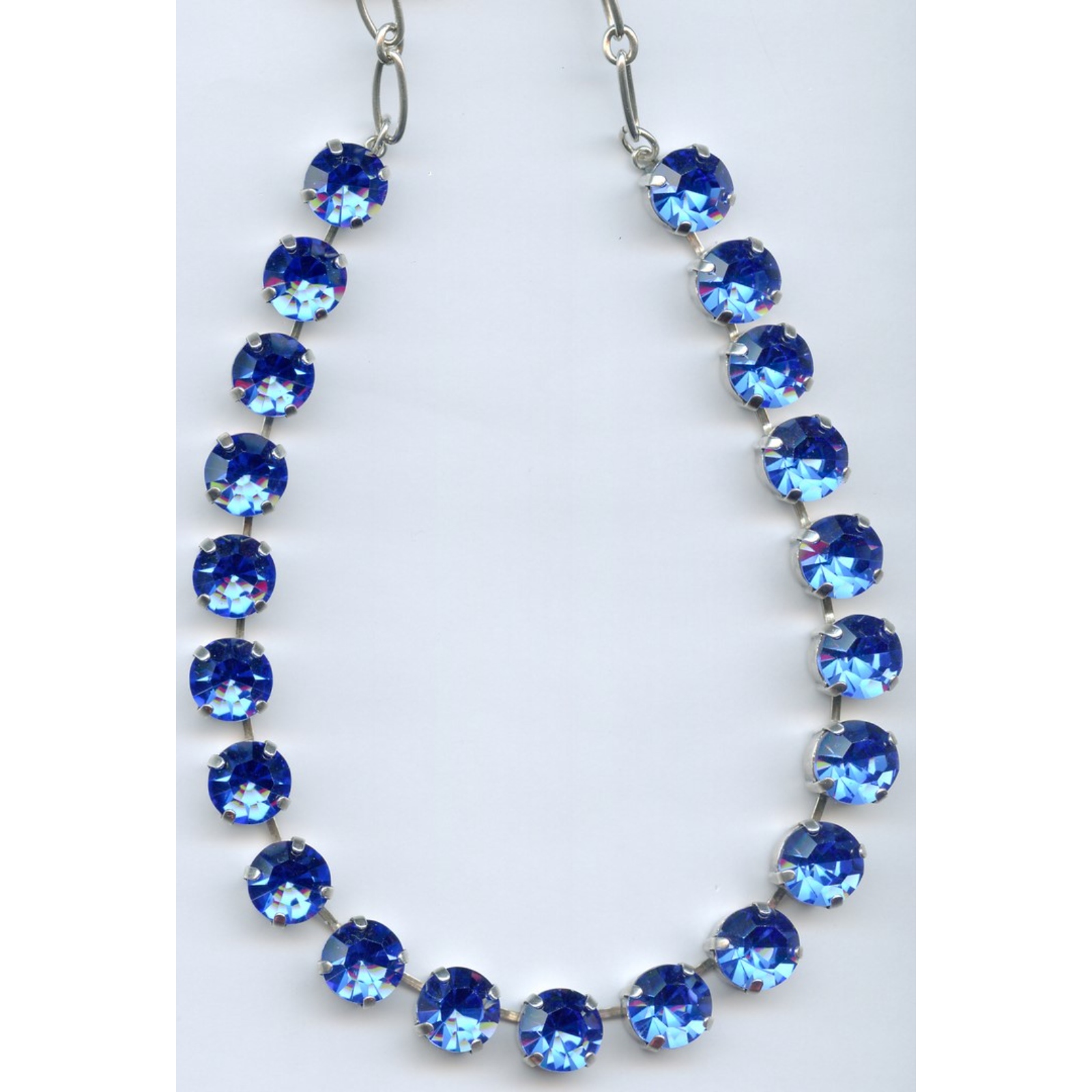 N-3474-206-SP Necklace By Mariana Woman Modern Sapphire Swarovski Crystals - Image 1
