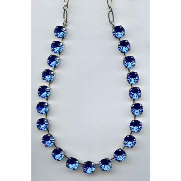 Necklace By Mariana Woman Lovely Sapphire Swarovski Crystals