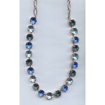 Necklace By Mariana Woman Sapphire and Light Blue and Montana Swarovski Crystals
