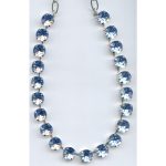 Necklace By Mariana Woman Sparkling Lt.Sapphire Swarovski Crystals - Image 2