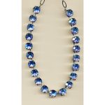 Necklace By Mariana Woman Vibrant Lt.sappire AB Swarovski Crystals