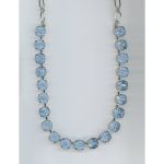 Necklace By Mariana Woman Light Sapphire Ice and Light Swarovski Crystals