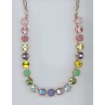 Necklace By Mariana Woman Stylish White Opal and Jonquil Swarovski Crystals - Image 2