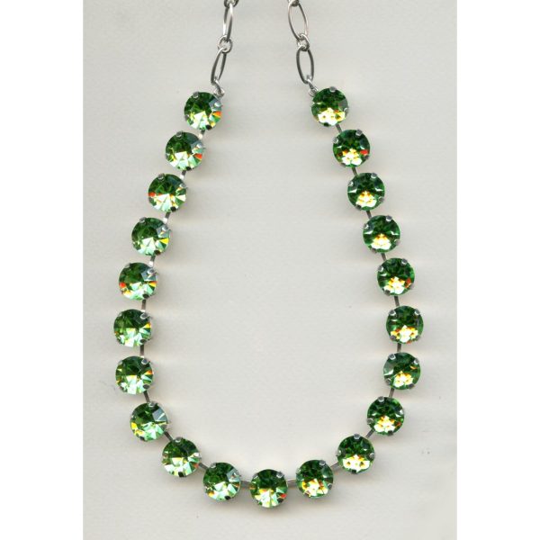Necklace By Mariana Woman Luminous Peridot Swarovski Crystals