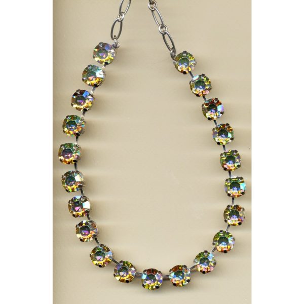 Necklace By Mariana Woman Vibrant Peridot AB Swarovski Crystals