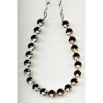 Necklace By Mariana Woman Vibrant Black Diamond Swarovski Crystals - Image 2
