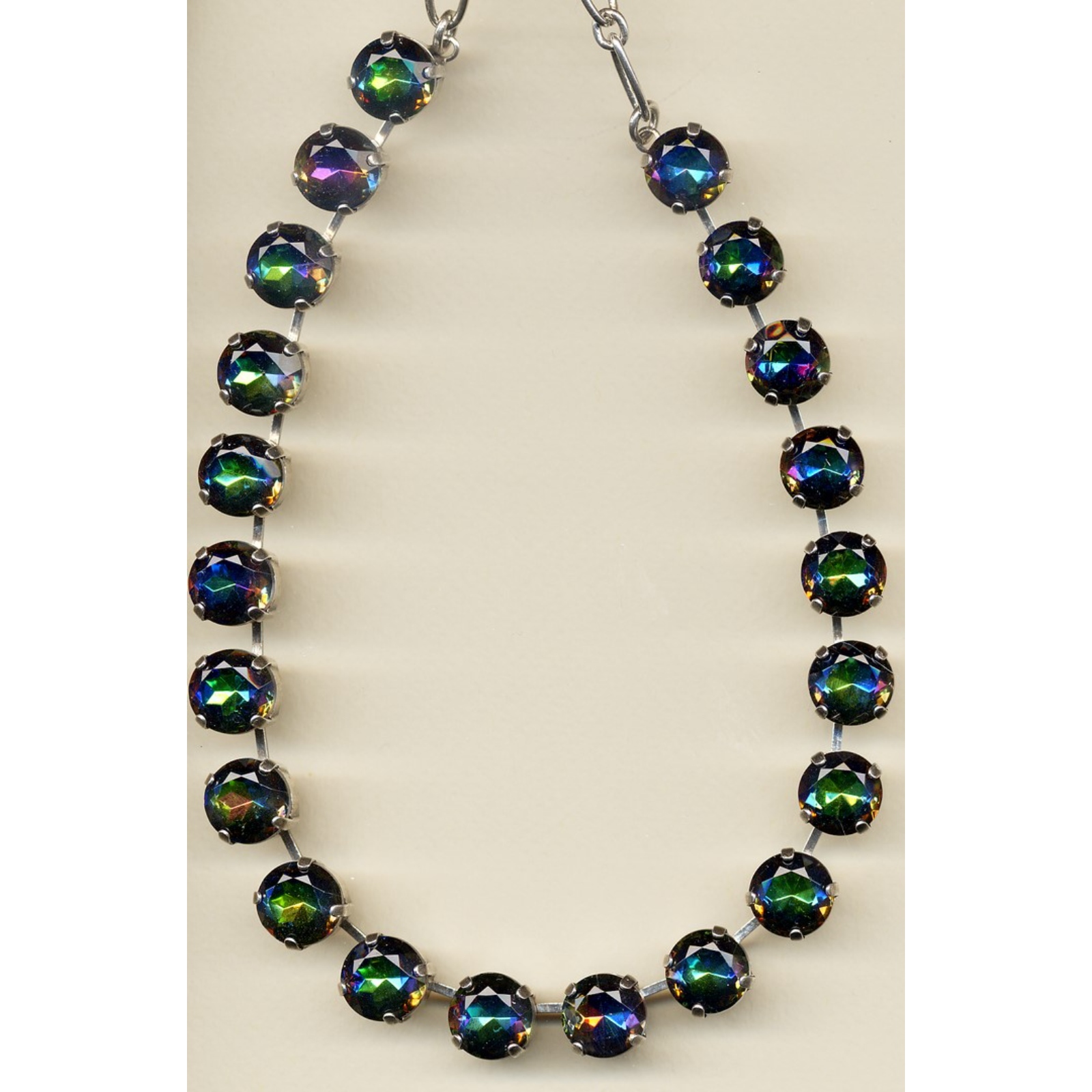 N-3474-222-YG-2 Necklace By Mariana Woman Stylish Vitrail Medium Swarovski Crystals - Image 1