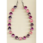 Necklace By Mariana Woman Glamorous Lt.Rose Swarovski Crystals - Image 2