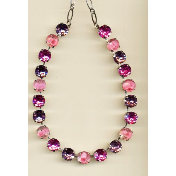 Necklace By Mariana Woman Glamorous Lt.Rose Swarovski Crystals