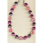 Necklace By Mariana Woman Beautiful Rose Opal and Rose Swarovski Crystals - Image 2