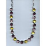 Necklace By Mariana Woman Lovely Citrine and Velvate Swarovski Crystals