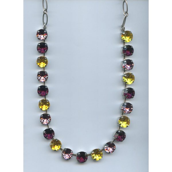 Necklace By Mariana Woman Lovely Citrine and Velvate Swarovski Crystals