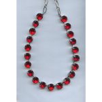 Necklace By Mariana Woman Luxurious Light Siam and Siam Swarovski Crystals - Image 2