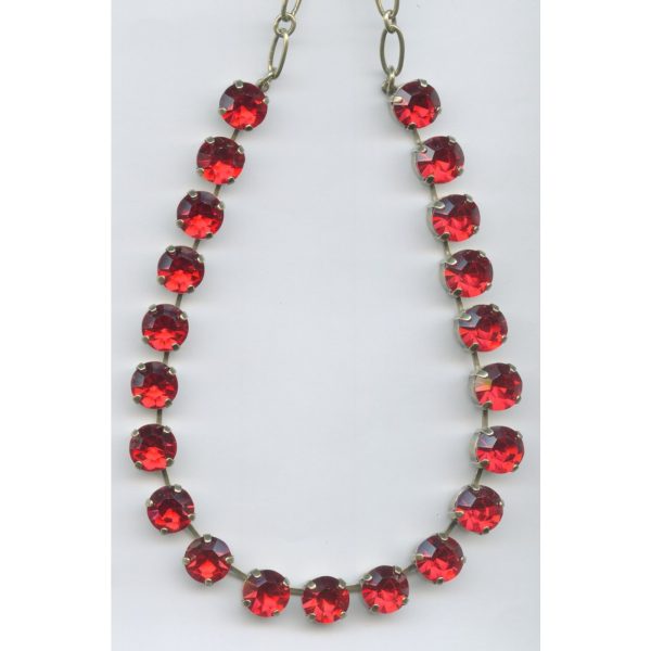 Necklace By Mariana Woman Luminous Light Siam Swarovski Crystals