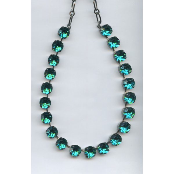 Necklace By Mariana Woman Romantic Blue Zircon Swarovski Crystals