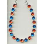 Necklace By Mariana Woman Beautiful Hyacinth and Sapphire Swarovski Crystals - Image 2