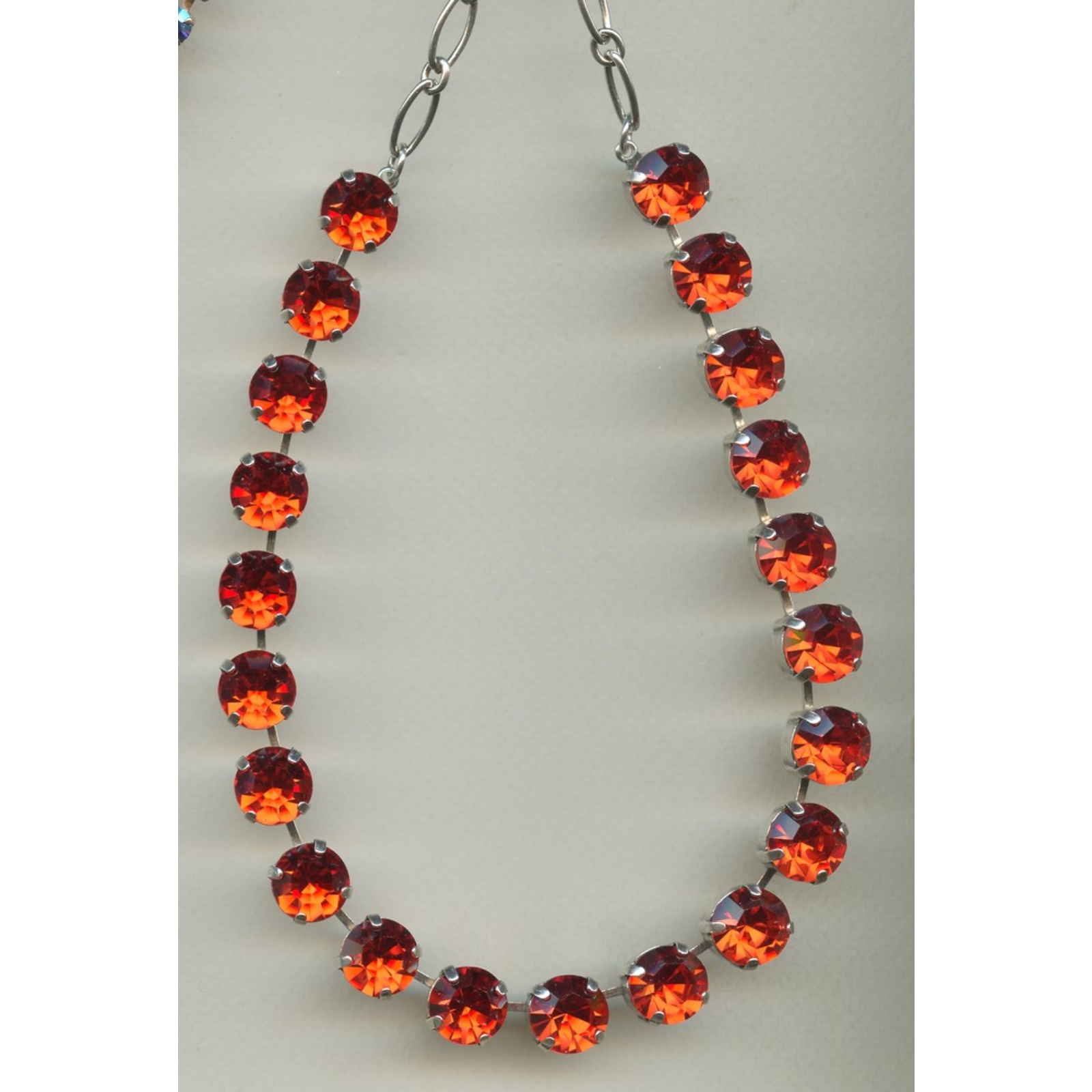 N-3474-236-SP-2 Necklace By Mariana Woman Striking Hyacinth Swarovski Crystals - Image 1