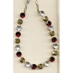Necklace By Mariana Woman Exquisite Garnet and Aurum Swarovski Crystals - Image 2