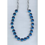 Necklace By Mariana Woman Refined Capri Blue Swarovski Crystals