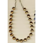 Necklace By Mariana Woman Beautiful Light Colorado Topaz Swarovski Crystals