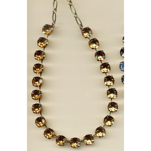 Necklace By Mariana Woman Beautiful Light Colorado Topaz Swarovski Crystals