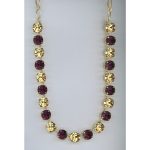 Necklace By Mariana Woman Light Colorado Topaz and Amethyst Swarovski Crystals