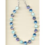 Necklace By Mariana Woman Turquoise and AB and Pacific Opal Swarovski Crystals - Image 2