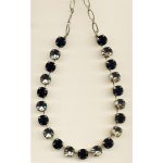Necklace By Mariana Woman Sophisticated Jet and Black Diamond Swarovski Crystals - Image 2