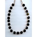 Necklace By Mariana Woman Lovely Jet Swarovski Crystals