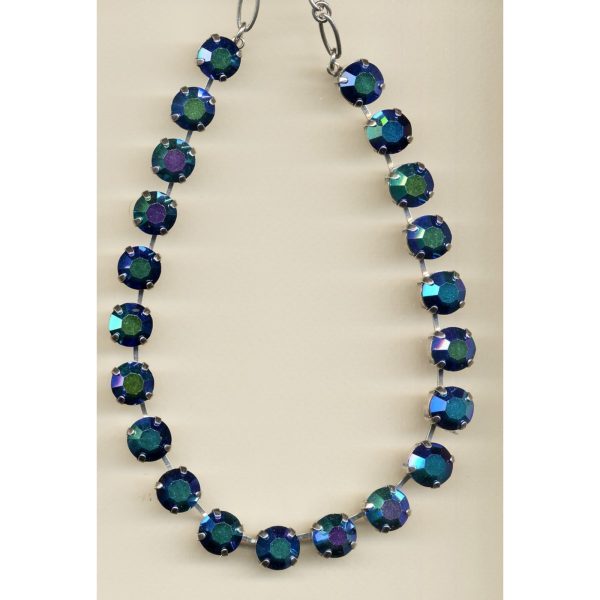 Necklace By Mariana Woman Romantic Jet AB Swarovski Crystals