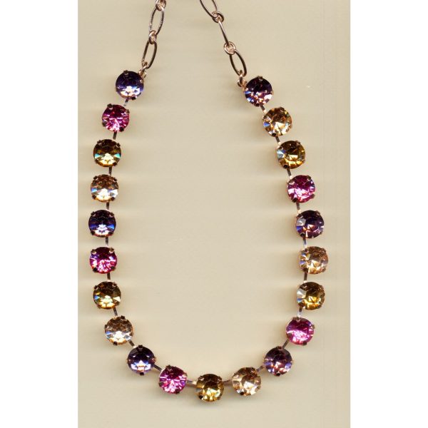 Necklace By Mariana Woman Chic Vintage rose Swarovski Crystals