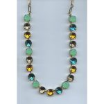 Necklace By Mariana Woman Charming Opal and and Zircon Swarovski Crystals