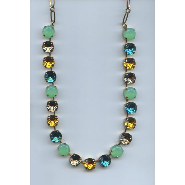 Necklace By Mariana Woman Charming Opal and and Zircon Swarovski Crystals