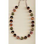 Necklace By Mariana Woman Classic Royal Blue and Teal Swarovski Crystals