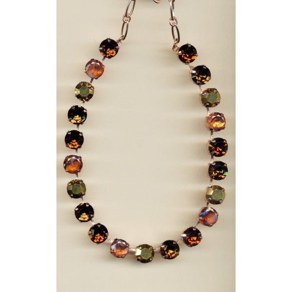 Necklace By Mariana Woman Classic Royal Blue and Teal Swarovski Crystals
