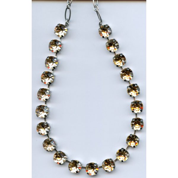 Necklace By Mariana Woman Contemporary Lt.Peach Swarovski Crystals