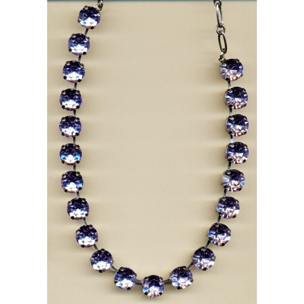 Necklace By Mariana Woman Contemporary Violet Swarovski Crystals