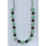 Necklace By Mariana Woman Dazzling Pacific Opal and Jet Swarovski Crystals - Image 2