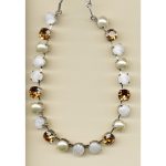 Necklace By Mariana Woman Chic Light Colorado Topaz and Clear Swarovski Crystals