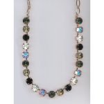Necklace By Mariana Woman Charming Pearl and Jet Swarovski Crystals - Image 2