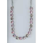 Necklace By Mariana Woman and Peridot Delite and Light Rose Swarovski Crystals
