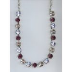 Necklace By Mariana Woman Chic Topaz and Tanzanite Swarovski Crystals - Image 2